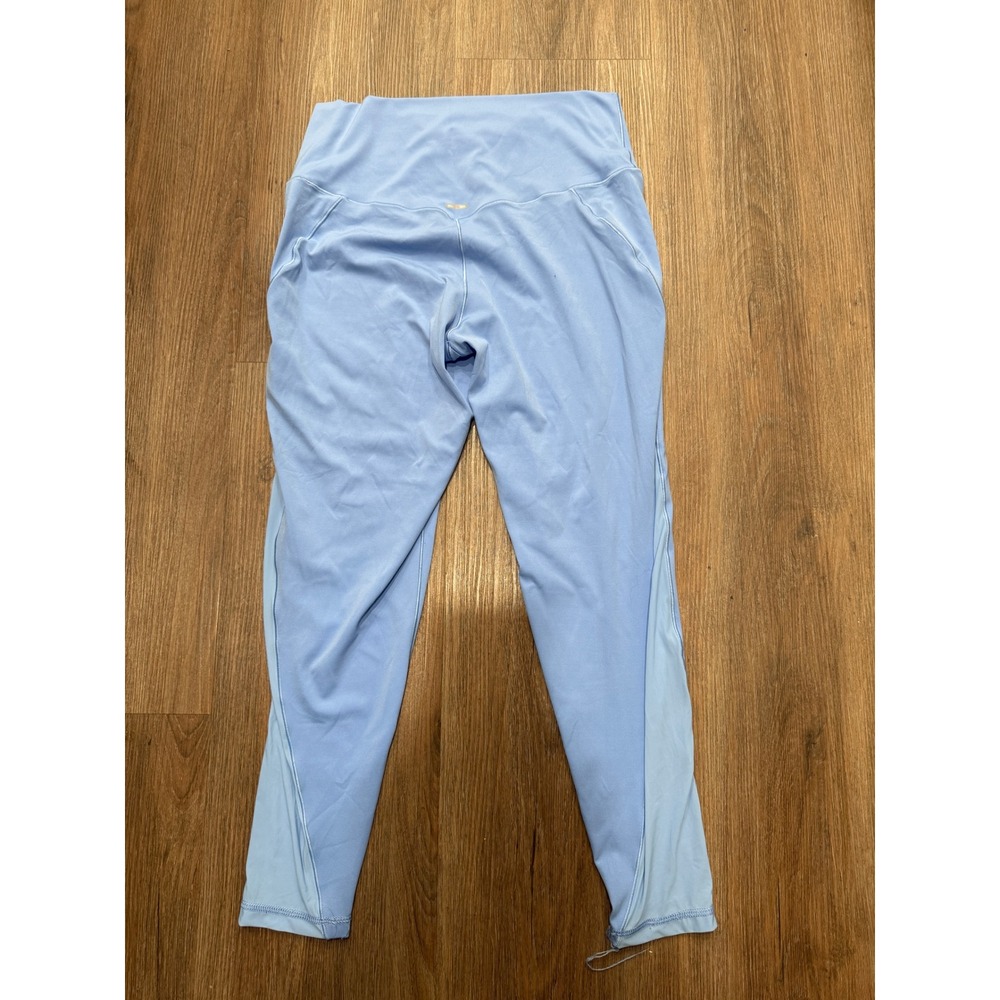 Aerie Chill Play Move Leggings Womens XL Blue Colorblock High Waist Activewear